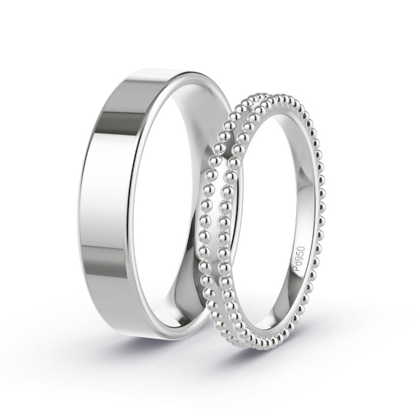 Trauringe Palladium - Modell N°1065 Trauringe Palladium - Modell N°1065