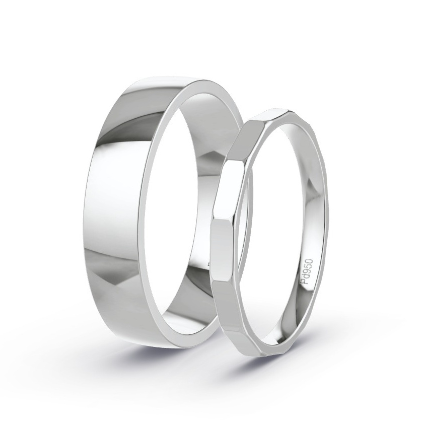Trauringe Palladium - Modell N°1074 Trauringe Palladium - Modell N°1074