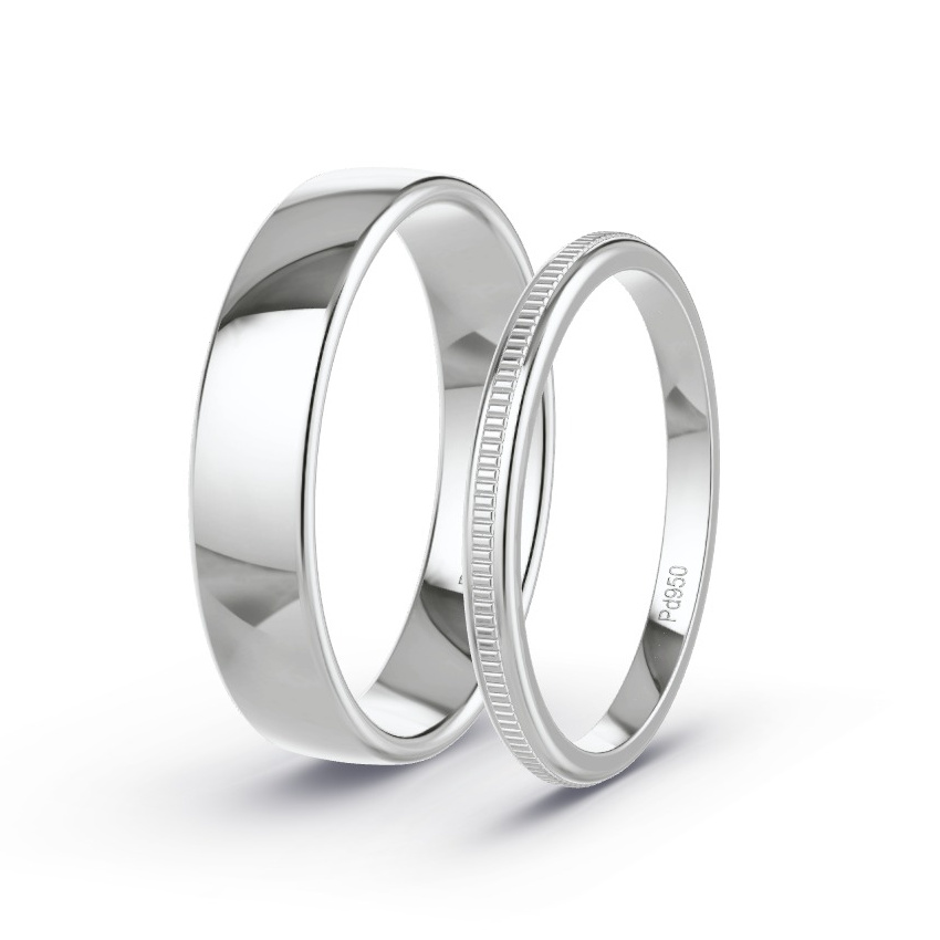 Trauringe Palladium - Modell N°1075 Trauringe Palladium - Modell N°1075