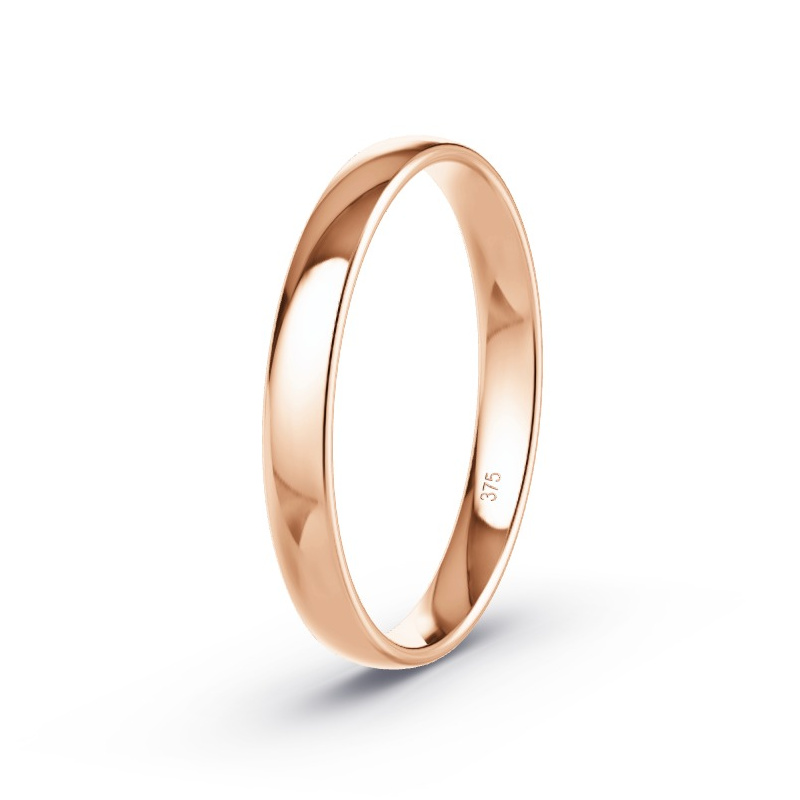 Wedding Ring 9ct Rose Gold - Model N°2101