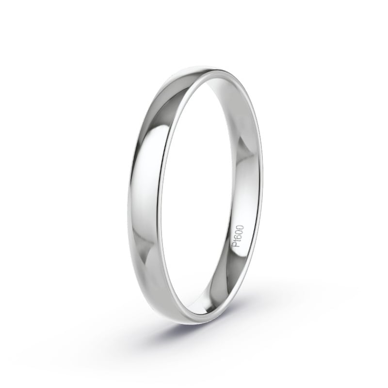 Wedding Ring 600/- Platinum content - Model N°2101