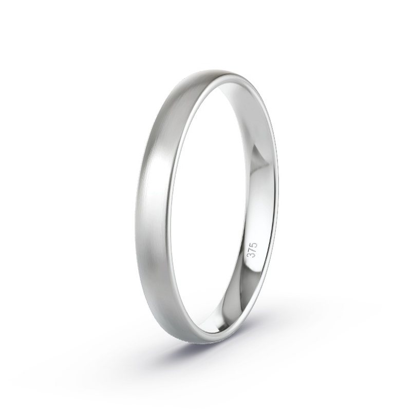 Wedding Ring 9ct White Gold - Model N°2102