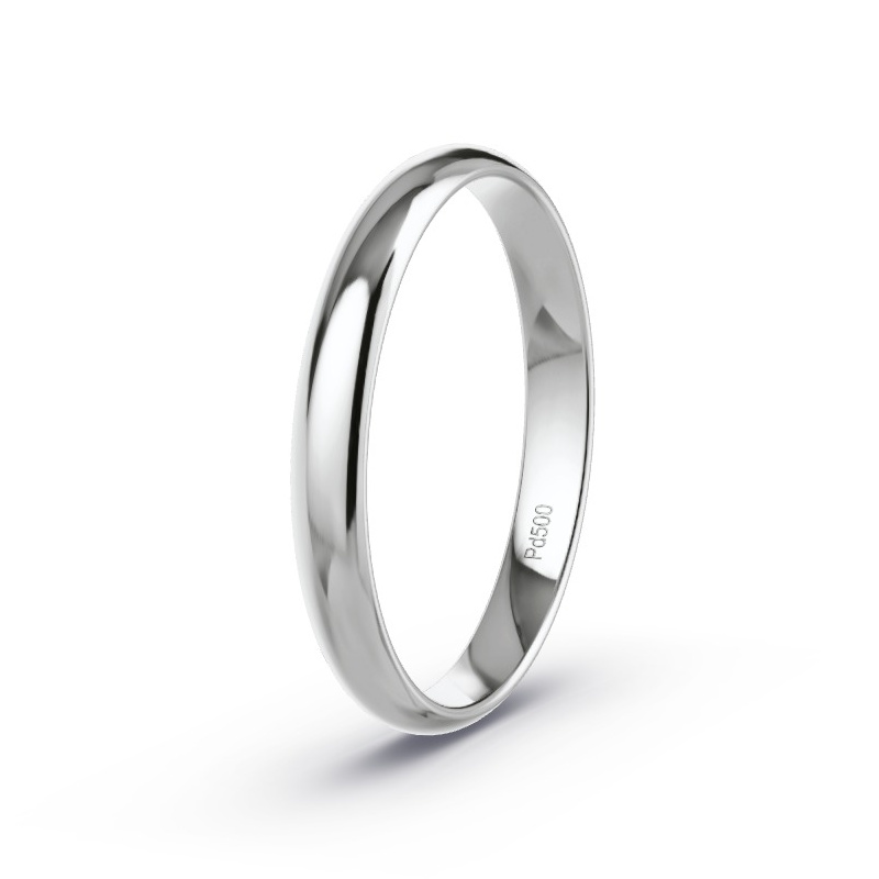 Wedding Ring 500 Palladium - Model N°2121
