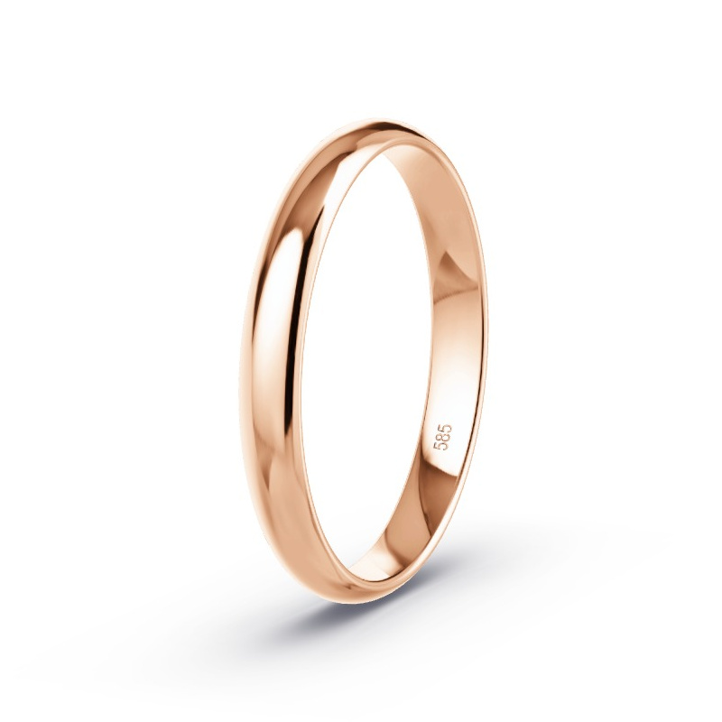 Wedding Ring 14ct Rose Gold - Model N°2121