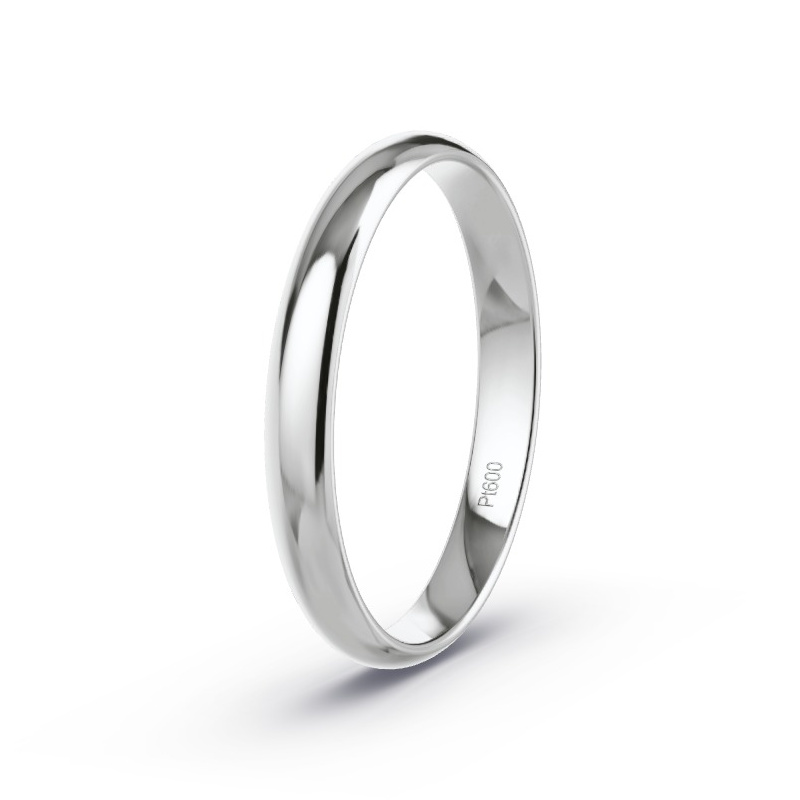 Wedding Ring 600/- Platinum content - Model N°2121