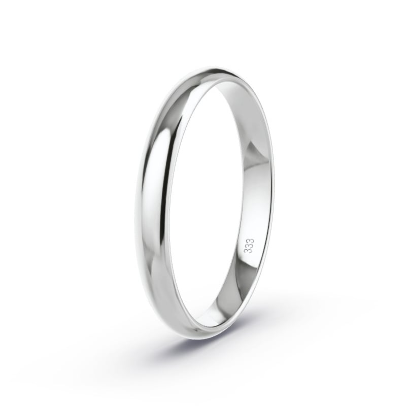 Trauring Weissgold - Modell N°2121