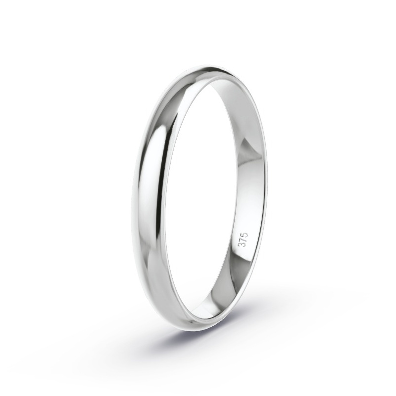 Wedding Ring 9ct White Gold - Model N°2121