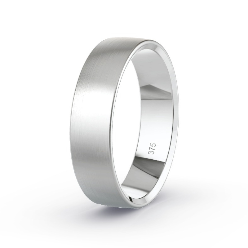 Wedding Ring 9ct White Gold - Model N°2154