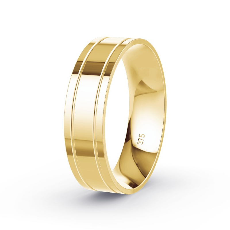 Wedding Ring 9ct Yellow Gold - Model N°2161