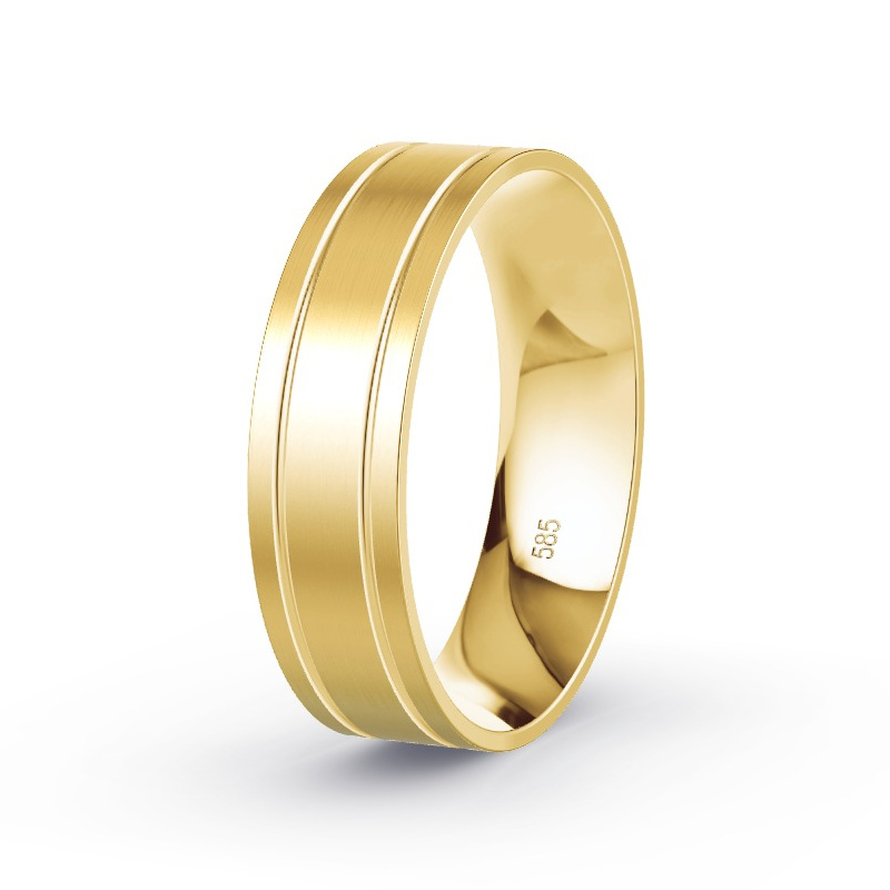 Wedding Ring 14ct Yellow Gold - Model N°2162