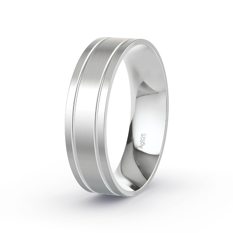 Wedding Ring 925 Silver - Model N°2162