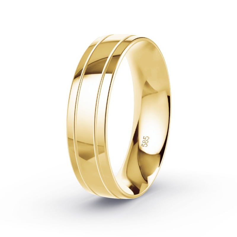 Wedding Ring 14ct Yellow Gold - Model N°2163