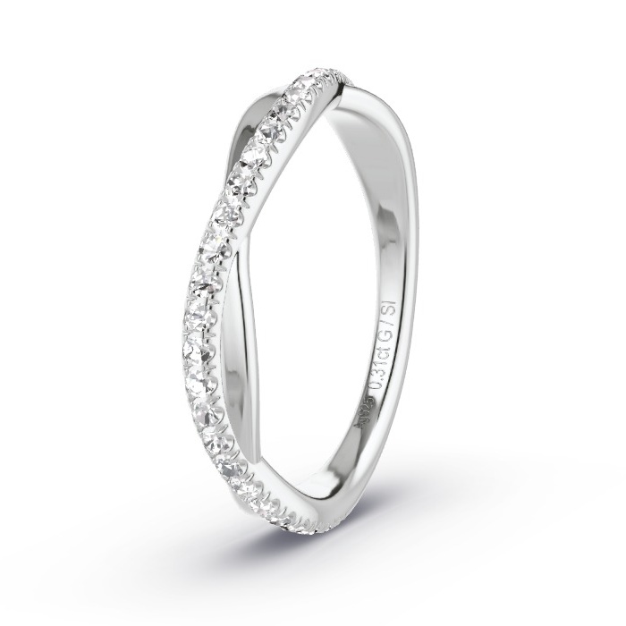 Women's ring 925 Silver - 0.31ct Diamonds - Model N°4116