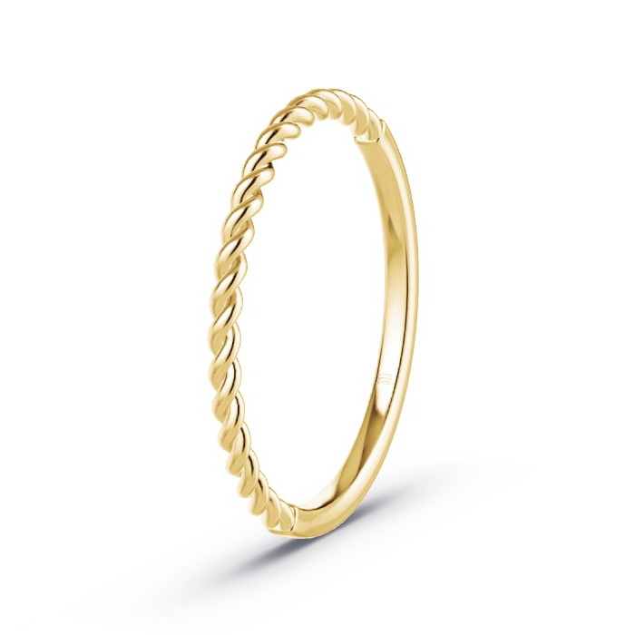 Memoire-Ring Gelbgold 333 -  Diamanten - Modell N°4122