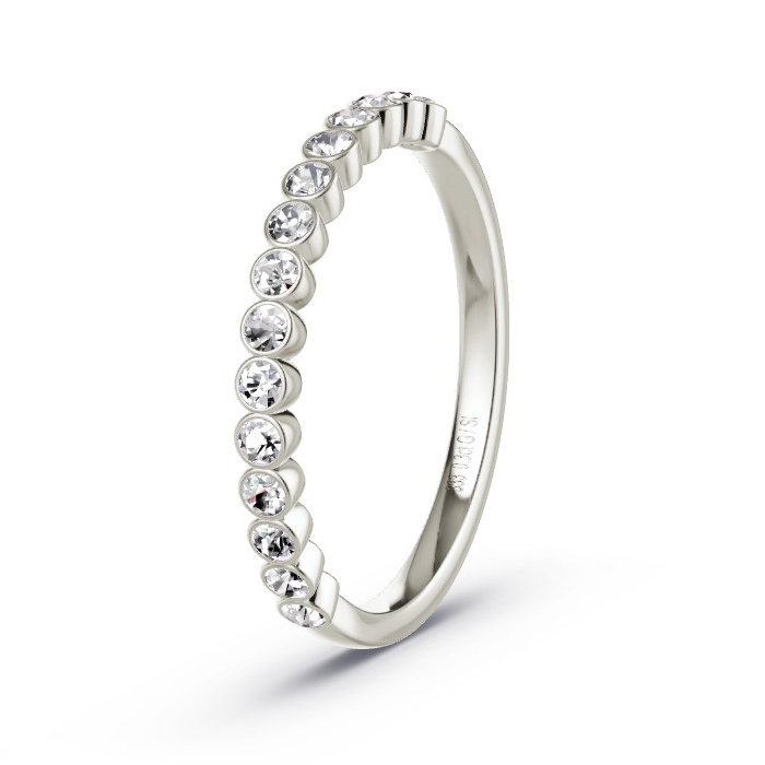 Memoire-Ring Graugold - 0.30 ct. Diamanten - Modell N°4127 Memoire-Ring Graugold - 0.30 ct. Diamanten - Modell N°4127
