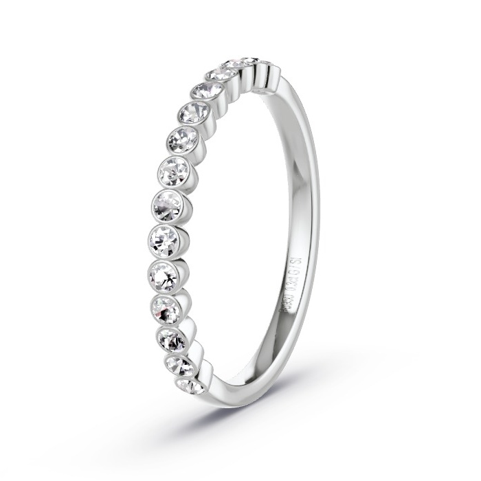 Memoire-Ring Palladium - 0.30 ct. Diamanten - Modell N°4127 Memoire-Ring Palladium - 0.30 ct. Diamanten - Modell N°4127
