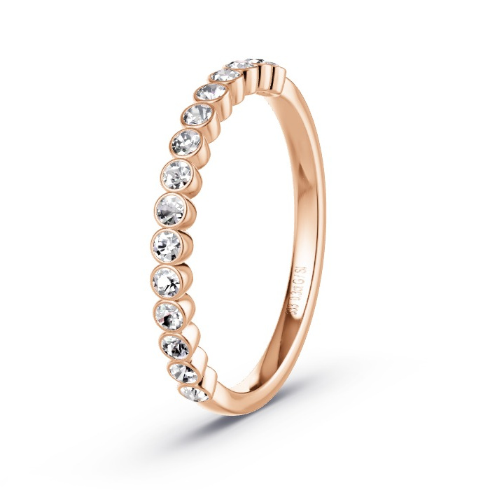 Memoire-Ring Rotgold - 0.30 ct. Diamanten - Modell N°4127 Memoire-Ring Rotgold - 0.30 ct. Diamanten - Modell N°4127