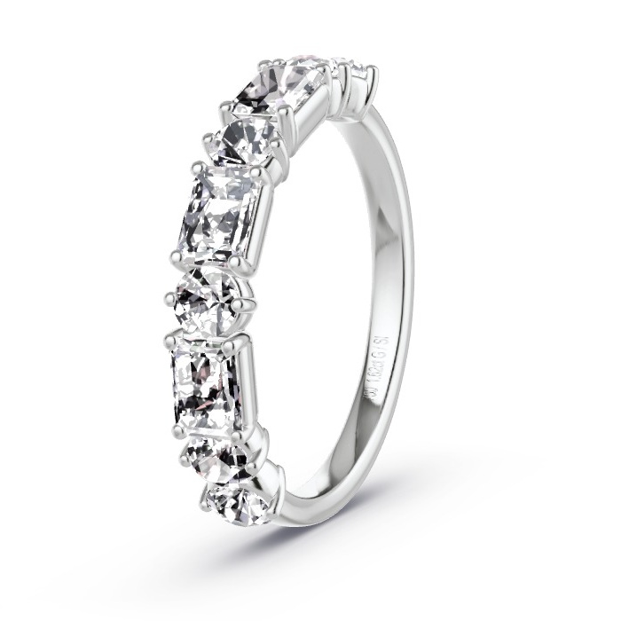 Memoire-Ring Weissgold - 1.62 ct. Diamanten - Modell N°4148 Memoire-Ring Weissgold - 1.62 ct. Diamanten - Modell N°4148