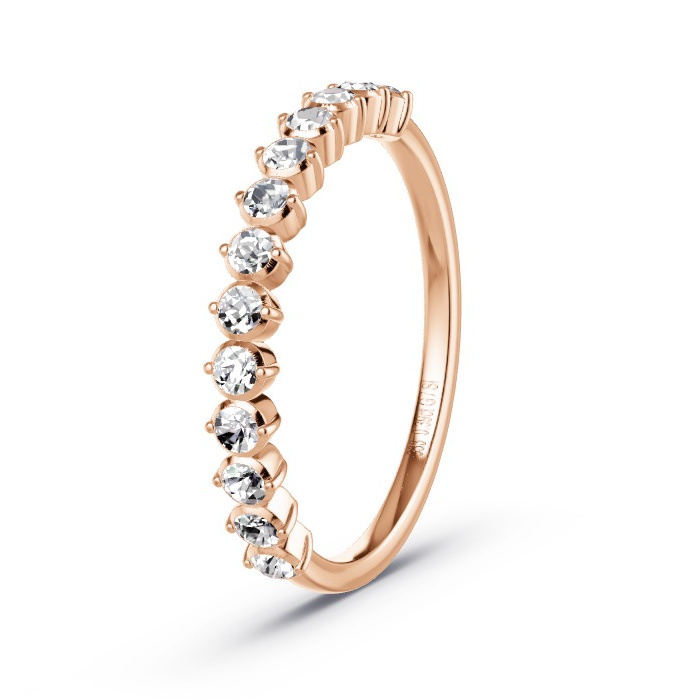 Memoire-Ring Rotgold - 0.39 ct. Diamanten - Modell N°4149 Memoire-Ring Rotgold - 0.39 ct. Diamanten - Modell N°4149