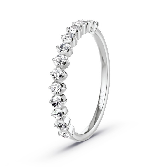 Memoire-Ring Weissgold - 0.39 ct. Diamanten - Modell N°4149 Memoire-Ring Weissgold - 0.39 ct. Diamanten - Modell N°4149