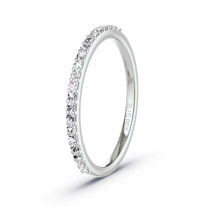 Women's ring 925 Silver - 0.20ct Diamonds - Model N°4150