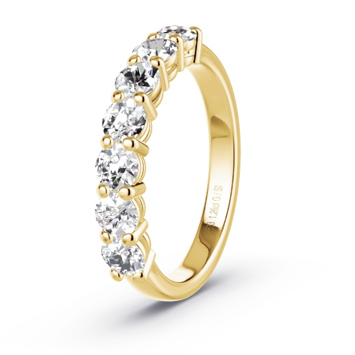 Memoire-Ring Gelbgold - 1.26 ct. Diamanten - Modell N°4159 Memoire-Ring Gelbgold - 1.26 ct. Diamanten - Modell N°4159