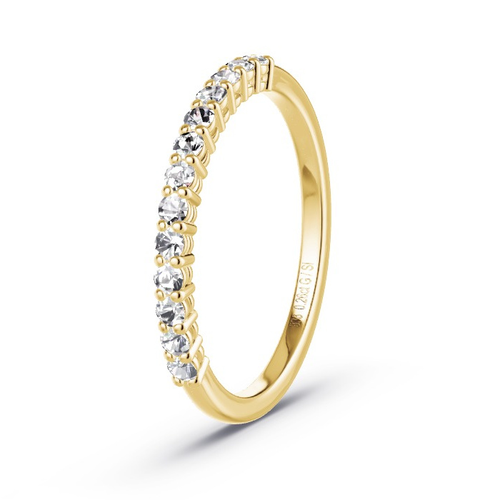 Memoire-Ring Gelbgold - 0.26 ct. Diamanten - Modell N°4162 Memoire-Ring Gelbgold - 0.26 ct. Diamanten - Modell N°4162