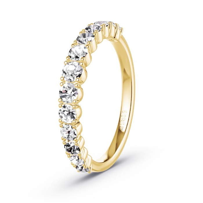Memoire-Ring Gelbgold - 0.74 ct. Diamanten - Modell N°4165 Memoire-Ring Gelbgold - 0.74 ct. Diamanten - Modell N°4165