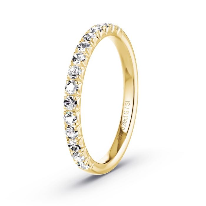 Memoire-Ring Gelbgold - 0.45 ct. Diamanten - Modell N°4180 Memoire-Ring Gelbgold - 0.45 ct. Diamanten - Modell N°4180
