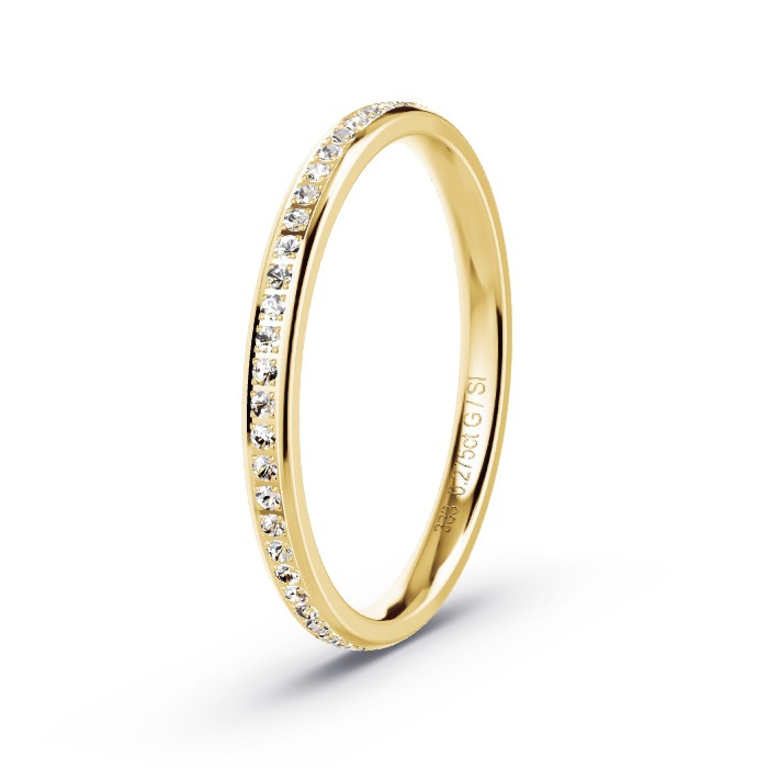 Memoire-Ring Gelbgold - 0.275 ct. Diamanten - Modell N°4199 Memoire-Ring Gelbgold - 0.275 ct. Diamanten - Modell N°4199