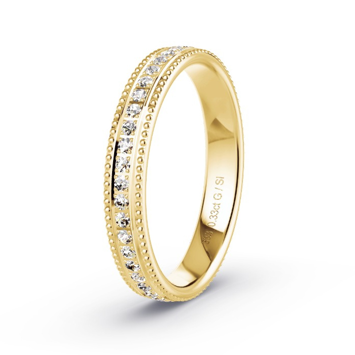 Memoire-Ring Gelbgold - 0.33 ct. Diamanten - Modell N°4202 Memoire-Ring Gelbgold - 0.33 ct. Diamanten - Modell N°4202