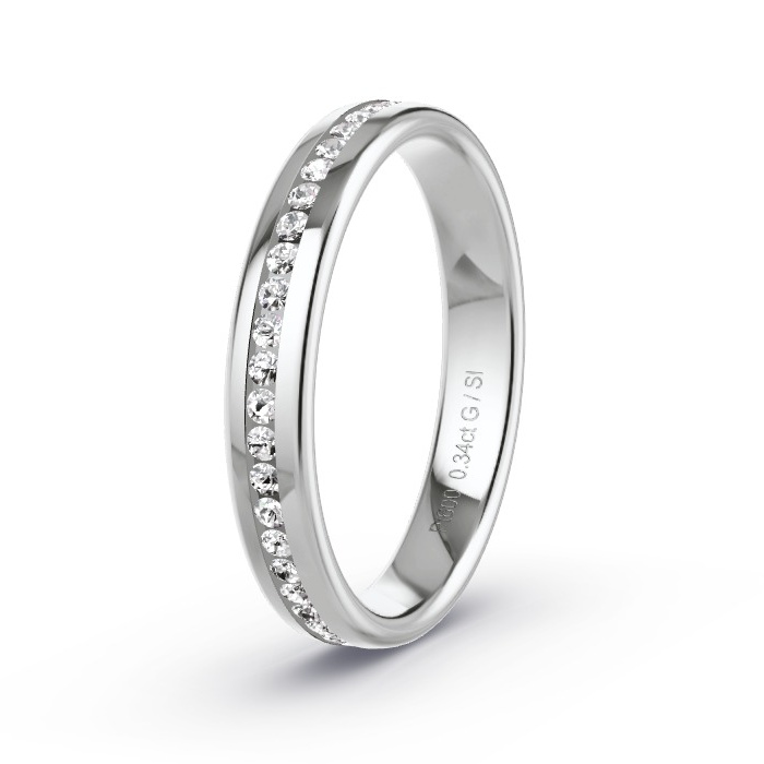 Memoire-Ring Platin - 0.34 ct. Diamanten - Modell N°4203 Memoire-Ring Platin - 0.34 ct. Diamanten - Modell N°4203