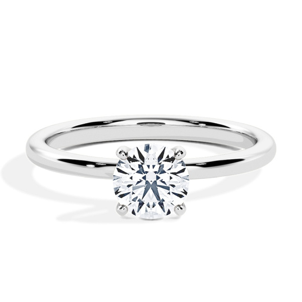 Verlobungsring Weissgold - 0.15 ct. Brillant - Modell N°3013, Solitär