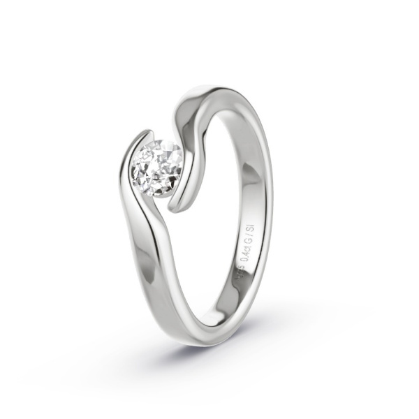 Verlobungsring Silber 925 - 0.40 ct. Diamanten - Modell N°3203