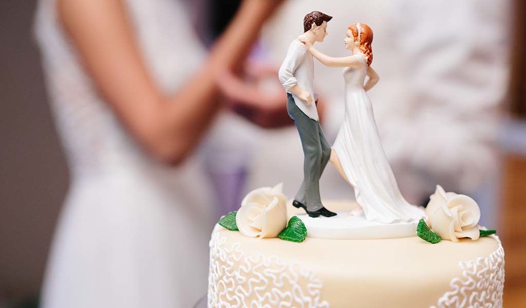 original wedding cake