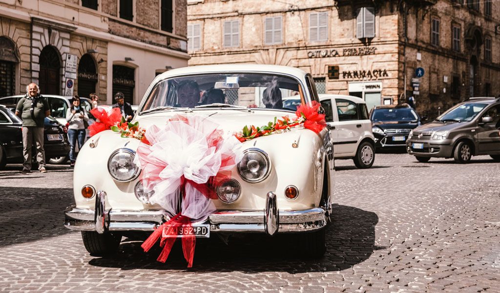 coche de bodas