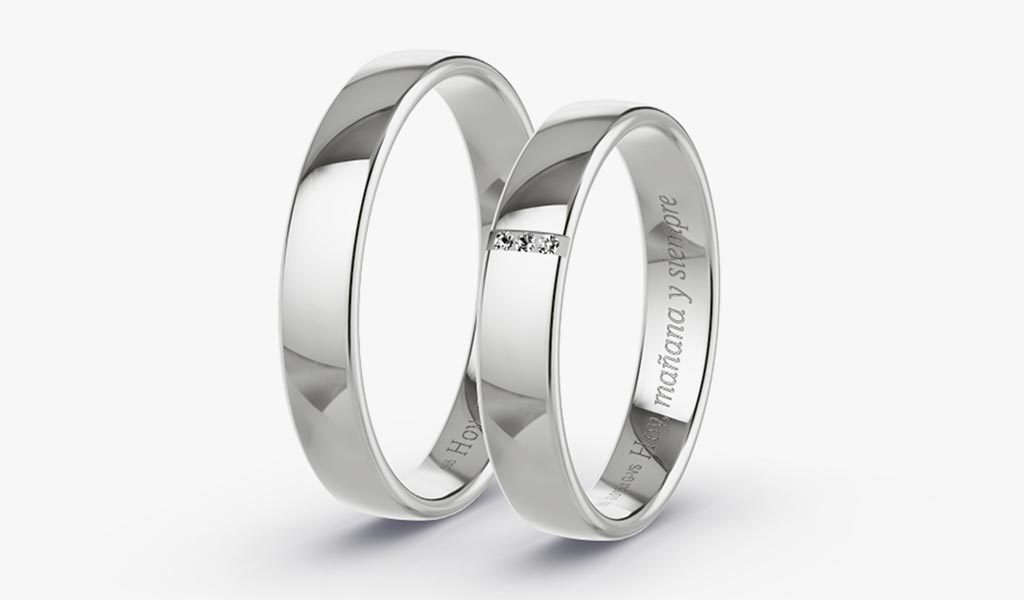 Ideas especiales para grabado en anillos de boda