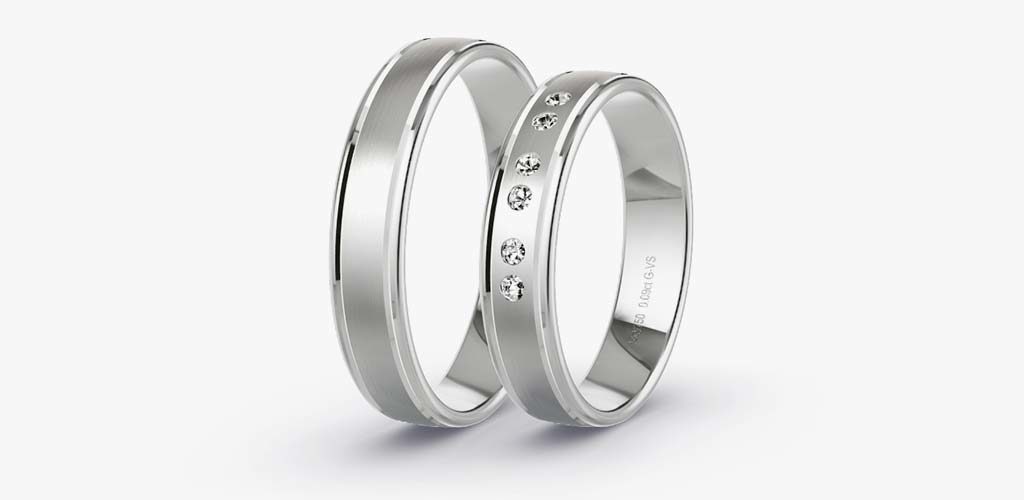 wedding rings with stones